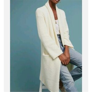 Anthropologie SLEEPING ON SNOW Cream Cardigan